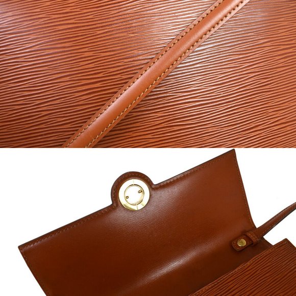 AUTHENTIC LOUIS VUITTON Pochette Arche Shoulder Clutch Bag Epi Leather - Picture 7 of 8